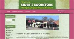 Desktop Screenshot of eldersbookstore.com